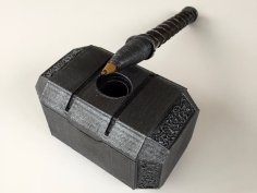 Bic Cristal Pen Thor’s Hammer (Mjolnir) 3D Printer Model