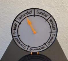 Day Clock 3D Printer Model