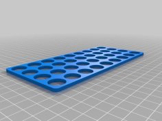 Mixed Batteries Holder 3D Printer Model