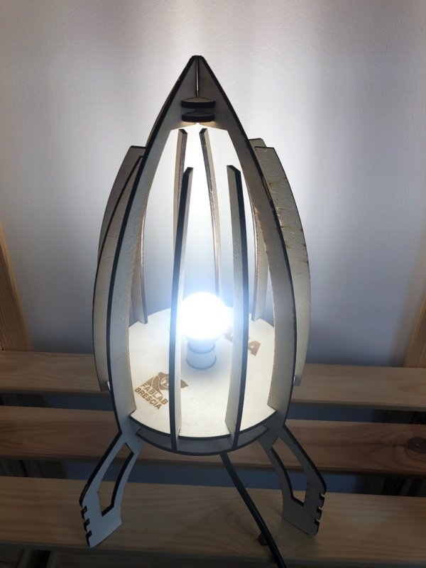 Laser Cut Space Dream Lamp