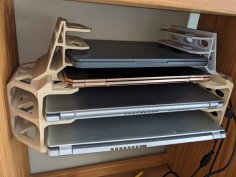 Laptop Storage Shelving Unit For Desk 3D Printer Model