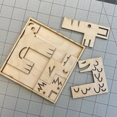 Laser Cut Puzzle Box SVG File Free Download - 3axis.co