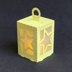 Laser Cut Paper Lantern DXF File