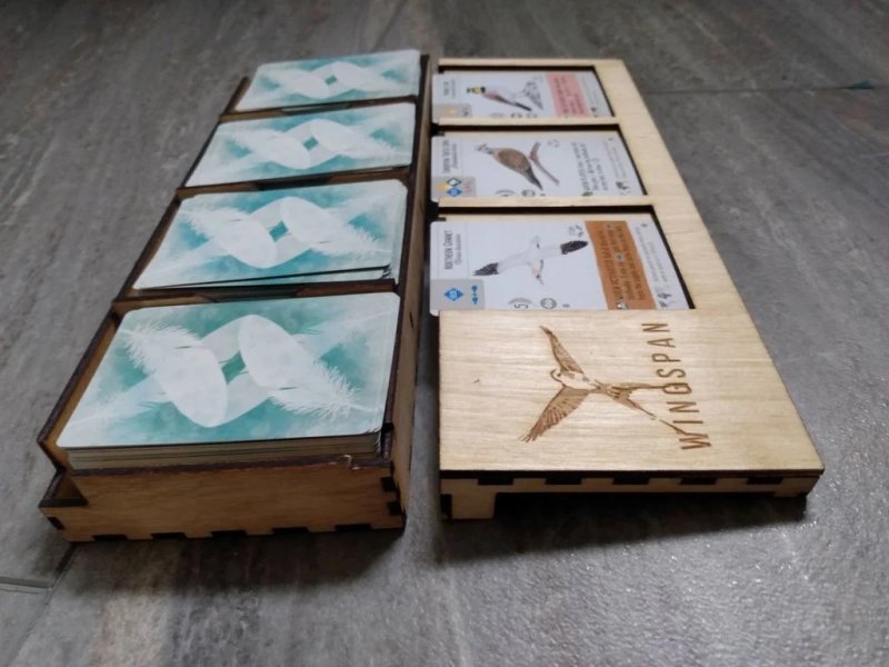 Laser Cut Wingspan Boardgame Organizer SVG File