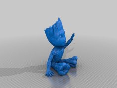 Waving Groot Planter 3D Printer Model