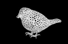 Voronoi Java(RiceBird) Sparrow 3D Printer Model