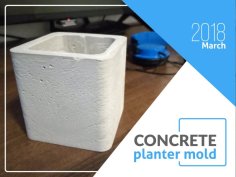 Concrete Planter/pot Mold 3D Printer Model