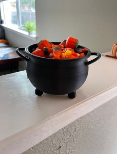 Halloween Cauldron Decoration 3D Printer Model