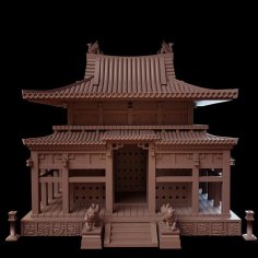 Temple 3D Printer Model