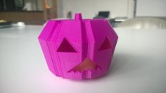 Low Poly Jack-O-Lantern 3D Printer Model