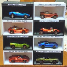 Hot Wheels Display Stand (with Silica Or Led Slot And Bonus) 3D Printer Model