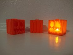 Minecraft-Themed Pumpkin And Jack-o-Lanterns 3D Printer Model