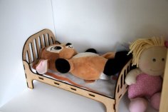 Laser Cut Doll Bed 3mm