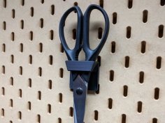 Scissors Holder For IKEA Skadis 3D Printer Model