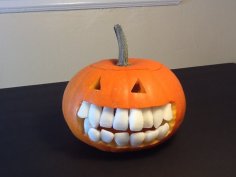 Realistic Pumpkin Teeth 3D Printer Model