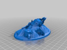 Sentinel Wreck Flyer Base Objective 3D Printer Model