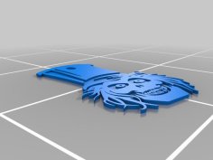 Hatbox Ghost Key Chain 3D Printer Model