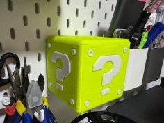 Mario Box / Tool Box For IKEA Skadis 3D Printer Model