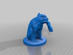 Dog Zombie 3D Printer Model