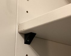 Shelf Support Edge (for ~6mm Screws) 3D Printer Model