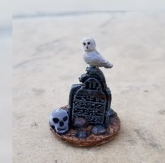 Owl Grave 3D Printer Model