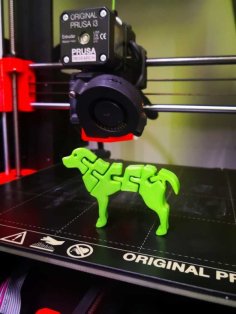 FLEXI DOG 3D Printer Model