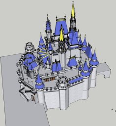 Disney Castle 3D Printer Model