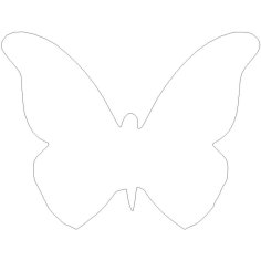 Cookie Cutter: Butterfly (Schmetterling) 3D Printer Model