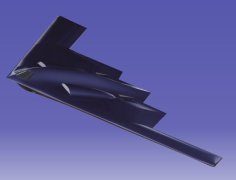 B-2 Spirit Bomber Aircraft 3D Printer Model