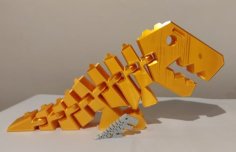 Flexi Tyrannosaurus Segments 3D Printer Model