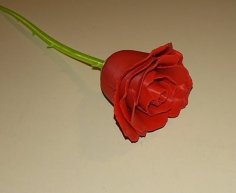 Rose And Stem 3D Printer Model