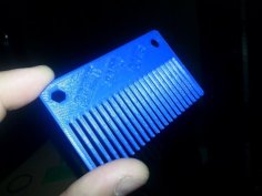 Credit Card Comb 3D Printer Model