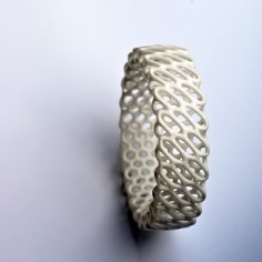 Diagrid Bracelet 3D Printer Model