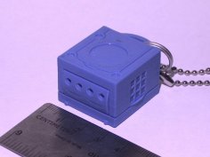 GameCube Keychain 3D Printer Model