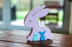 Easter Rabbit Puzzle 3D Printer Model