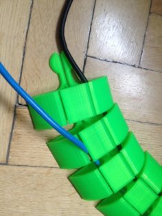 Modular Flexible Cable Conduit 3D Printer Model