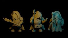 Guinea Pig RPG Characters – Part 1- The Party 3D Printer Model