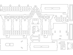 villa 9 dxf File