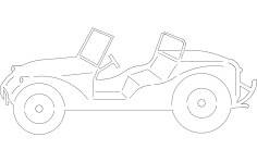 Vw Buggy dxf Tệp