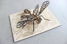 Laser Cut Bee Puzzle