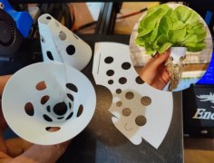 2″ Hydroponic Pot Cone 3D Printer Model