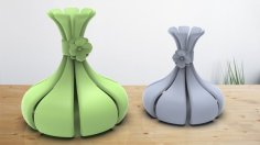 Decorative Flower Plant Vase 3D Printer Model