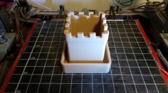 Tower Planter – Square And Round 3D Printer Model