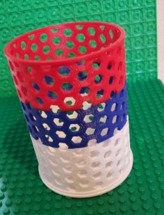 Honeycomb Pen Stand 3D Printer Model