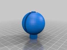 Pokeball Knob Handle 3D Printer Model