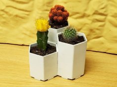 Simple Hexagon Planter 3D Printer Model