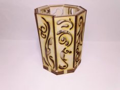 Laser Cut Wind Proofed Lantern