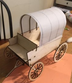 Laser Cut  Covered Wagon