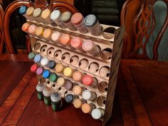 Laser Cut Paint Rack