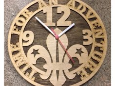 Archivo dxf de Cadre Horloge Scoute